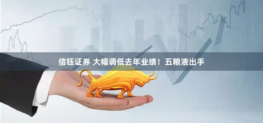 信钰证券 大幅调低去年业绩！五粮液出手